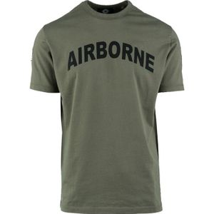 Premium t-shirt 101st Airborne. Diverse Kleuren (Maat: XL, Kleur: Groen)