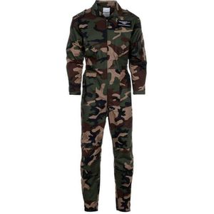 Fostex - Piloten Overall - Woodland Camo - Werkoveralls