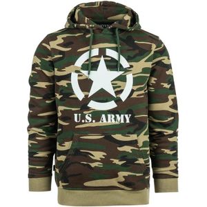 Fostex Hoodie Allied Star U.. Army camo