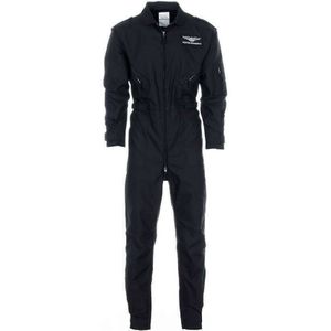 Piloten overall - Fostex Garments. Diverse kleuren (Maat: 38, Kleur: Zwart)