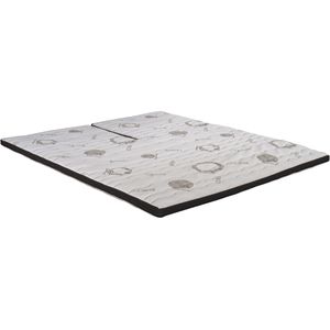 splittopdekmatras Traagschuim NASA Bamboo Intense luxe 200x210