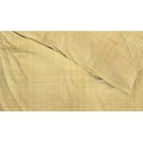 Zo! Home Yvan Dekbedovertrek - Tweepersoons - 200x200/220 cm - Yellow