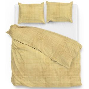 Zo! Home Yvan Dekbedovertrek - Tweepersoons - 200x200/220 cm - Yellow