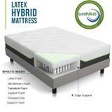 Lucid - Latex Hybrid - 90x210 matras