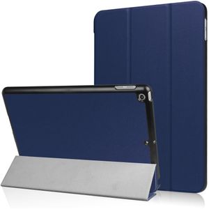 iPad 9.7 (2017/2018) Hoesje - Tri-Fold Book Case met Wake/Sleep - Blauw