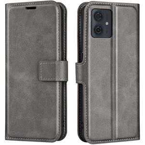 Motorola Moto G54 Hoesje - Coverup Deluxe Book Case - Grijs
