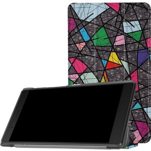 Lenovo Tab 4 7 Essential Hoesje - Tri-Fold Book Case - GeoPattern
