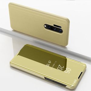 OnePlus 8 Pro Hoesje - Coverup Mirror View Case - Goud
