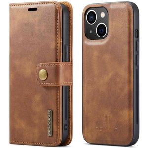 iPhone 14 Plus Hoesje - DG.MING 2-in-1 Book Case & Back Cover - Bruin