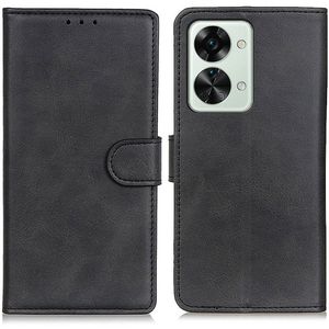 OnePlus Nord 2T Hoesje - Coverup Luxe Book Case - Zwart