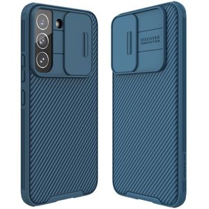 Samsung Galaxy S22 Plus Hoesje - Nillkin CamShield Pro Back Cover - Blauw
