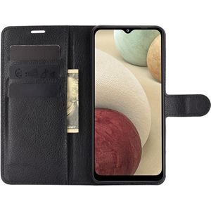 Samsung Galaxy A12 Hoesje - Coverup Book Case - Zwart