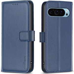 Google Pixel 9 / Pixel 9 Pro Hoesje - BINFEN Book Case - Blauw