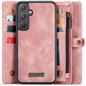 Samsung Galaxy A55 Hoesje - CaseMe 008 2-in-1 Book Case & Back Cover met Portemonnee - Pink