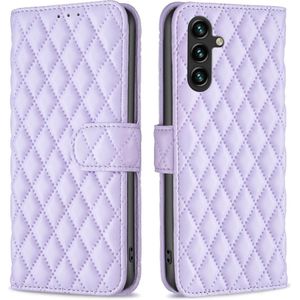 Samsung Galaxy A05s Hoesje - BINFEN Rhombus Book Case - Lila