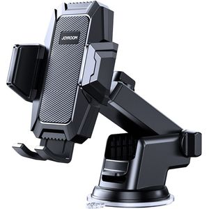 JOYROOM 360° Draaibare en Uitschuifbare Telefoonhouder Auto Voorruit / Dashboard - Zwart