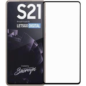 Samsung Galaxy S21 Screen Protector - Full-Cover Tempered Glass - Zwart