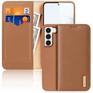 Samsung Galaxy S23 Plus Hoesje - Dux Ducis HIVO Book Case - Bruin