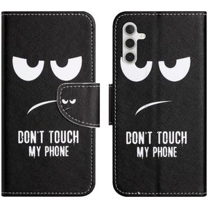 Samsung Galaxy A35 Hoesje - Coverup Book Case - Don't Touch
