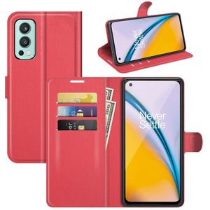 OnePlus Nord 2 Hoesje - Coverup Book Case - Rood