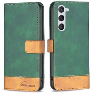 Samsung Galaxy S23 Hoesje - BINFEN Color Book Case - Groen