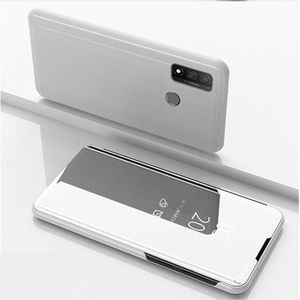 Huawei P Smart (2020) Hoesje - Coverup Mirror View Case - Zilver