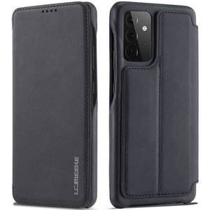 Samsung Galaxy A52 / A52s Hoesje - LC.IMEEKE Retro Book Case - Zwart