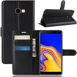 Samsung Galaxy J4 Plus (2018) Hoesje - Book Case - Zwart