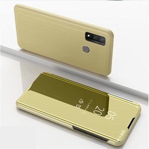 Huawei P Smart (2020) Hoesje - Coverup Mirror View Case - Goud