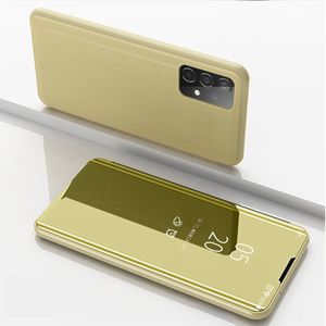 Samsung Galaxy A52 / A52s Hoesje - Mirror View Case - Goud
