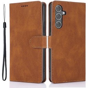 Samsung Galaxy A55 Hoesje - Coverup Book Case - Bruin