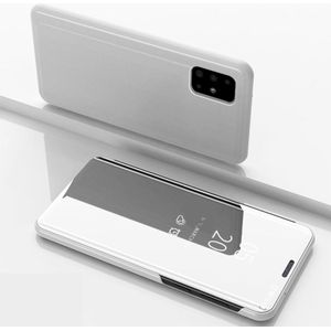 Samsung Galaxy A71 Hoesje - Mirror View Case - Grijs