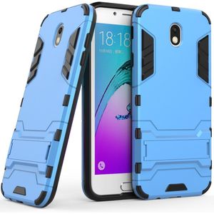 Samsung Galaxy J7 (2017) Hoesje - Armor Kickstand Back Cover - Lichtblauw