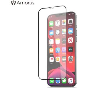 iPhone 12 / 12 Pro Screen Protector - Full-Cover Tempered Glass - Zwart