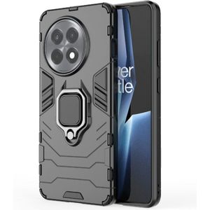 OnePlus 13R Hoesje - Coverup Ring Kickstand Back Cover - Zwart