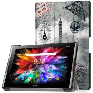 Acer Iconia Tab 10 A3-A50 Hoesje - Tri-Fold Book Case - Eiffeltoren