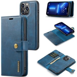 iPhone 15 Pro Max Hoesje - DG.MING 2-in-1 Book Case & Back Cover - Blauw