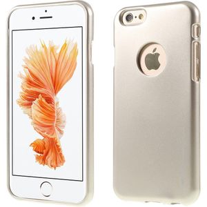 iPhone 6 / iPhone 6s Hoesje - Mercury Metallic TPU - Goud