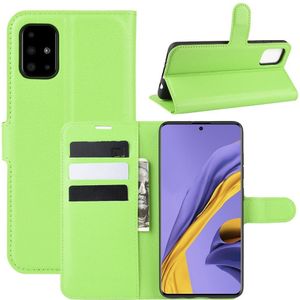 Samsung Galaxy A51 Hoesje - Book Case - Groen