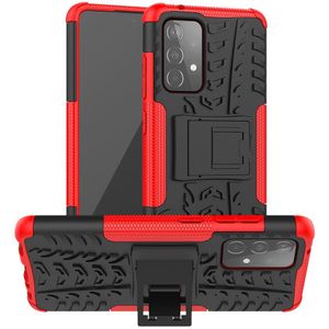 Samsung Galaxy A52 / A52s Hoesje - Coverup Rugged Kickstand Back Cover - Rood