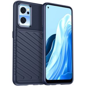 OnePlus Nord CE 2 5G Hoesje - Coverup Rugged Shield TPU Back Cover - Blauw