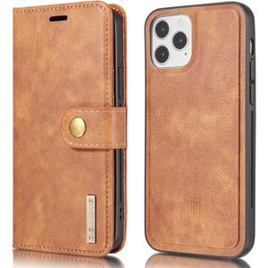 iPhone 13 Hoesje - DG.MING 2-in-1 Book Case & Back Cover - Bruin