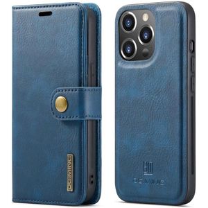 iPhone 14 Pro Max Hoesje - DG.MING 2-in-1 Book Case & Back Cover - Blauw