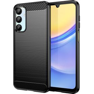 Samsung Galaxy A16 Hoesje - Coverup Armor Brushed TPU Back Cover - Zwart