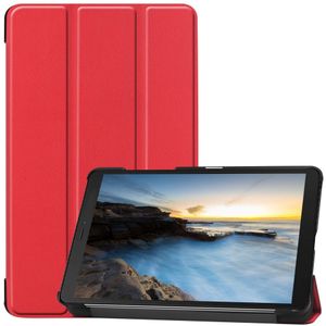 Tri-Fold Book Case - Samsung Galaxy Tab A 8.0 (2019) Hoesje - Rood