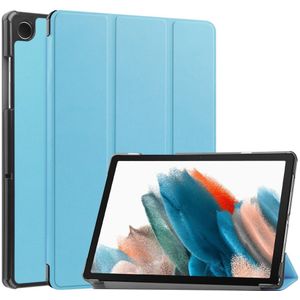 Samsung Galaxy Tab A9 Plus Hoesje - Tri-Fold Book Case met Wake/Sleep - Lichtblauw