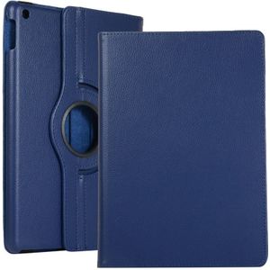 iPad 10.2 Hoesje - 360 Rotating Book Case - Donkerblauw