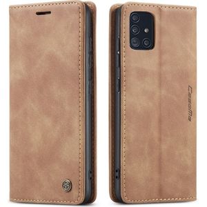 Samsung Galaxy A51 Hoesje - CaseMe Book Case - Bruin