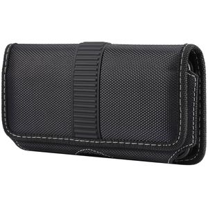 Coverup Universeel Nylon Telefoonhoesje met Riemclip - 6,7 tot 6,9 inch - Universeel Hoesje - Zwart