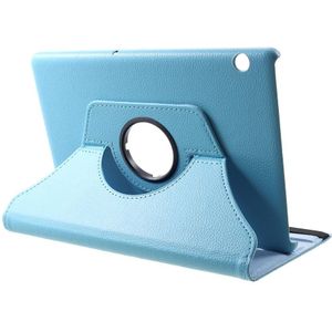 Huawei MediaPad T5 10 Hoesje - 360 Rotating Book Case - Lichtblauw